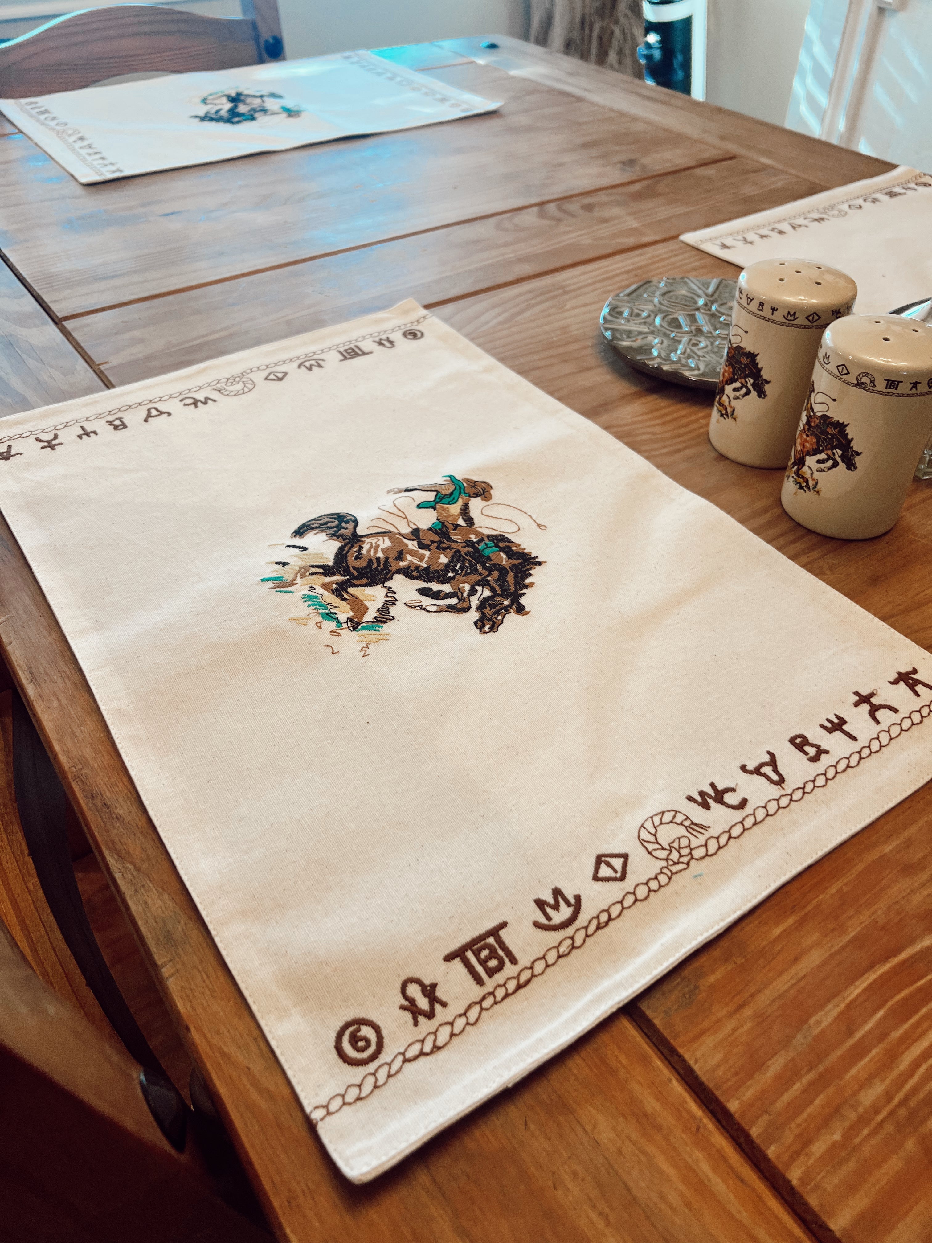 The Bronc Placemat Set of 4