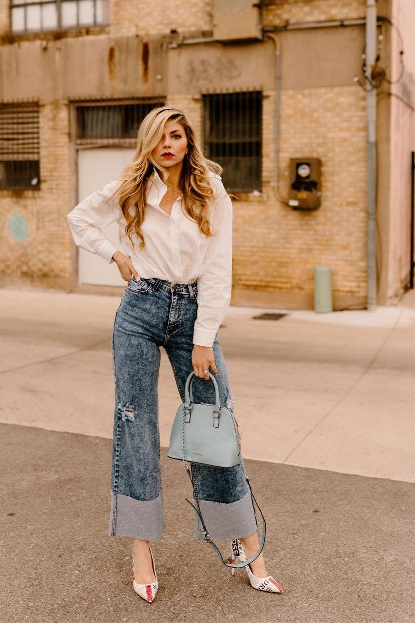 SALE The Reign Wide Leg Jean