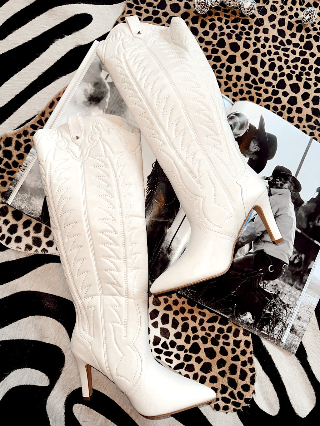 The High Call Boots - Cream