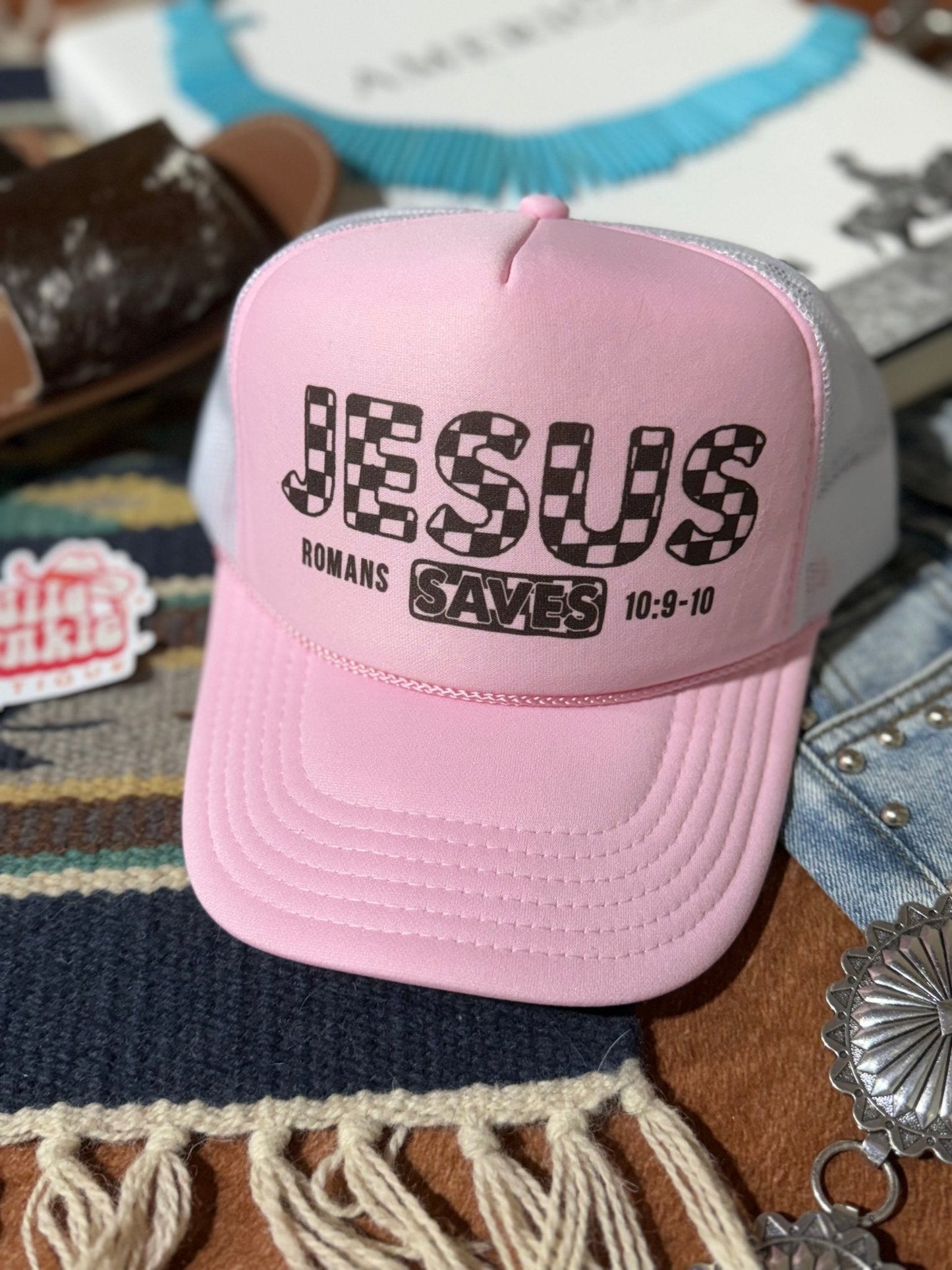 Jesus Saves Trucker Hat