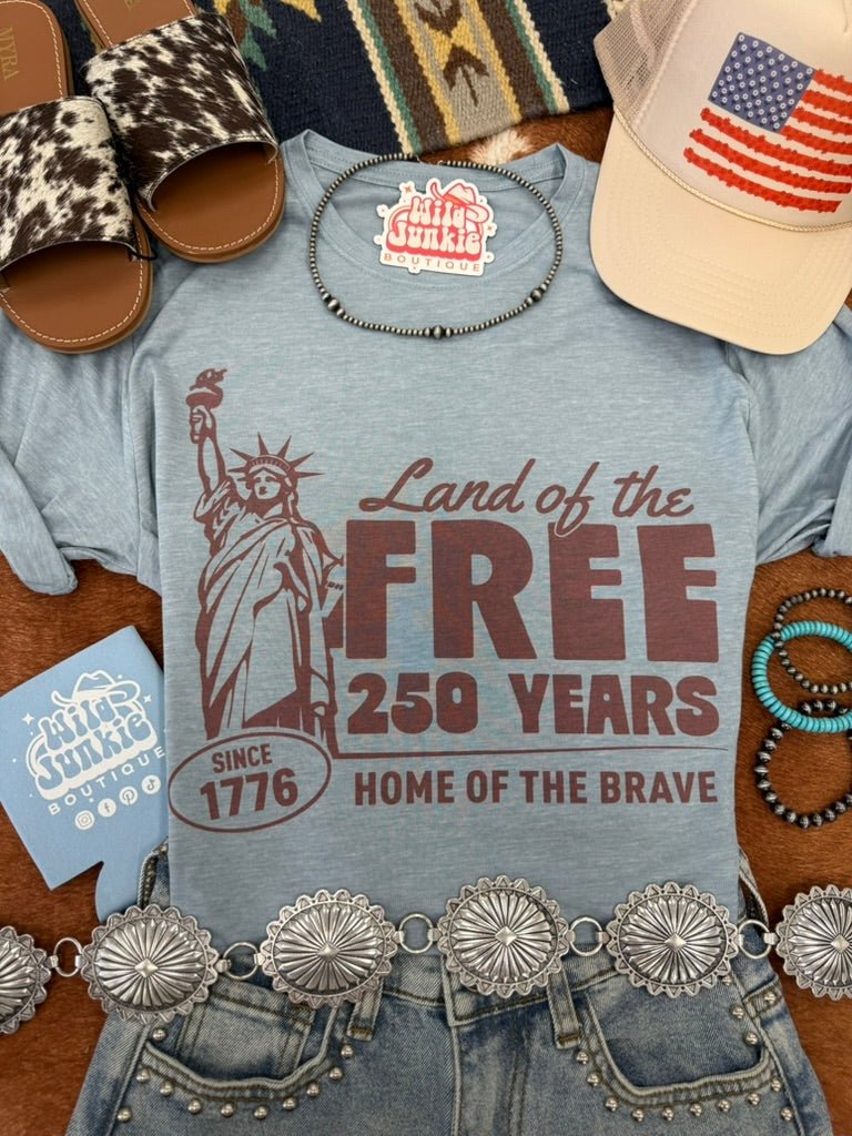 Land of the Free 250 Years Graphic Tee