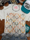Lucky Trails Horseshoe Graphic Tee