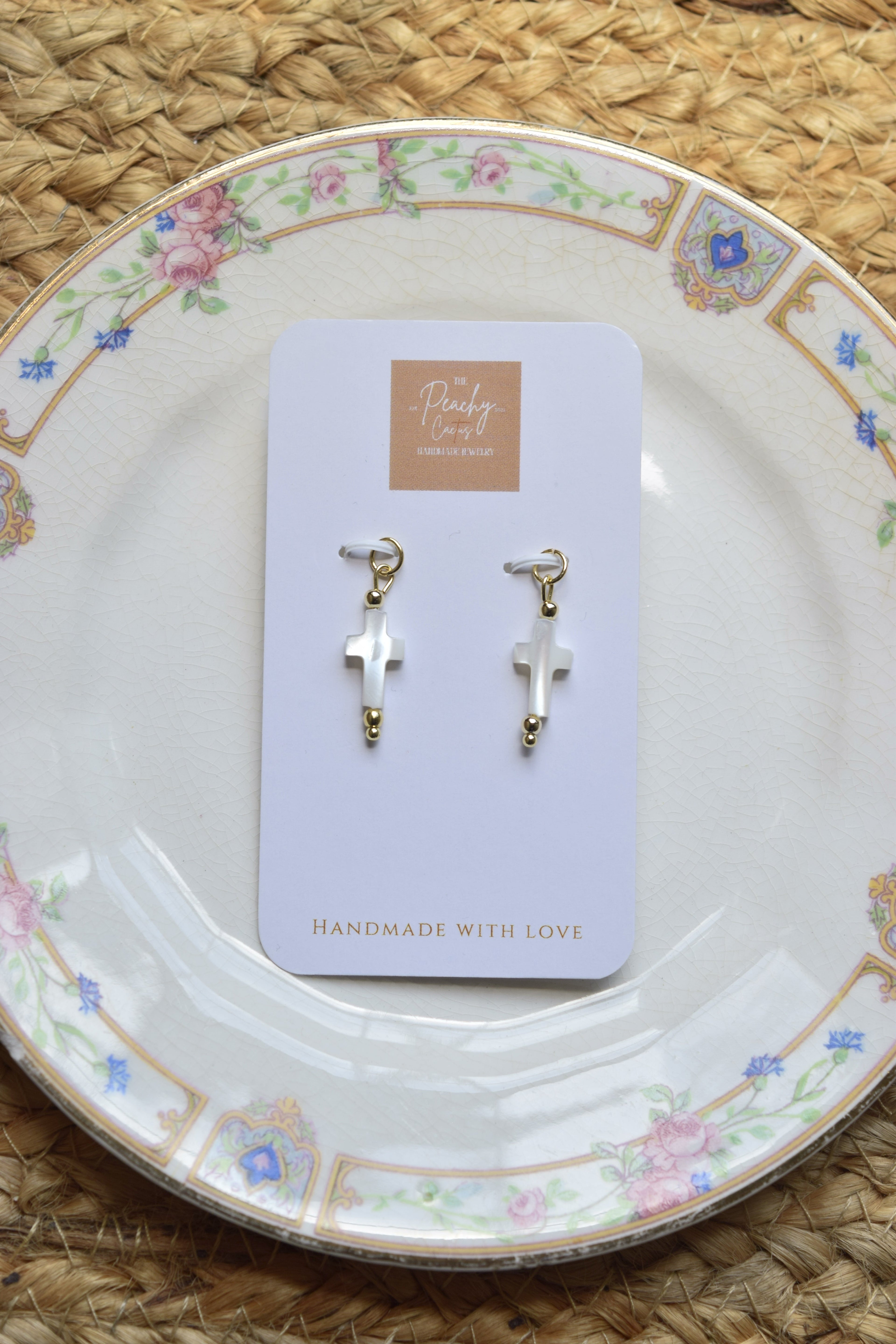 He is Risen Earring Hoop Charms