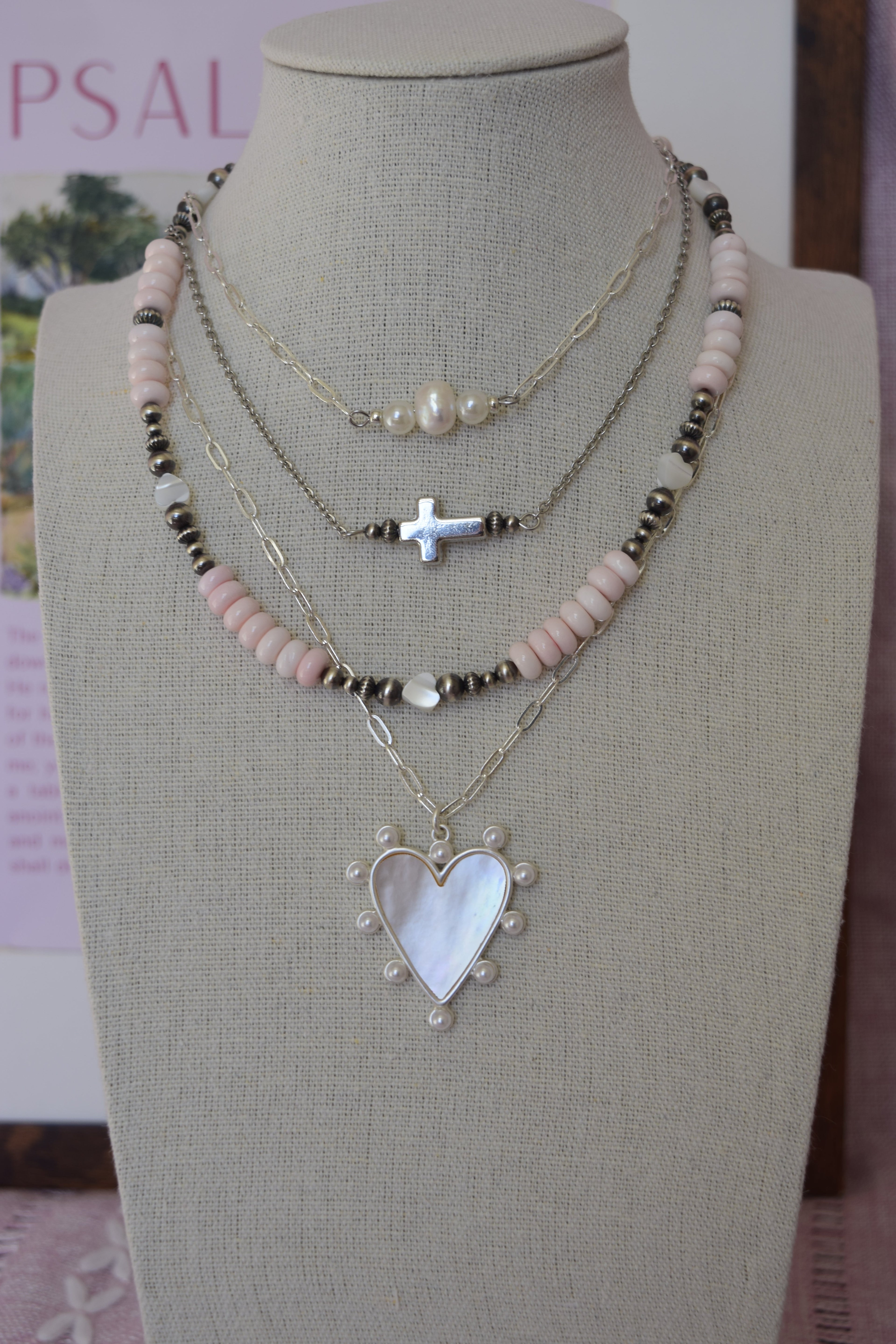 Dainty cross necklace