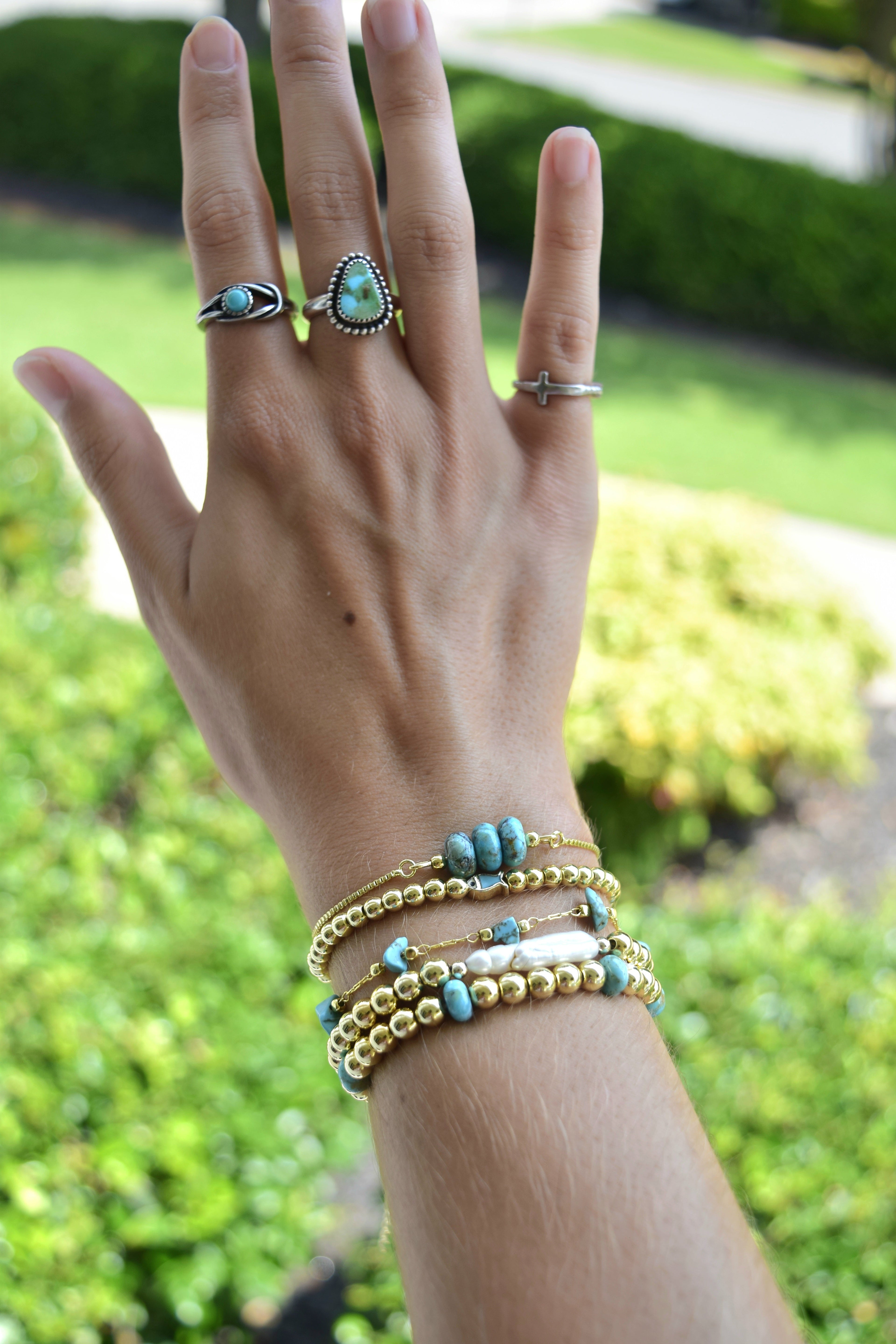 18k gold filled- Fishers of Men Bracelet