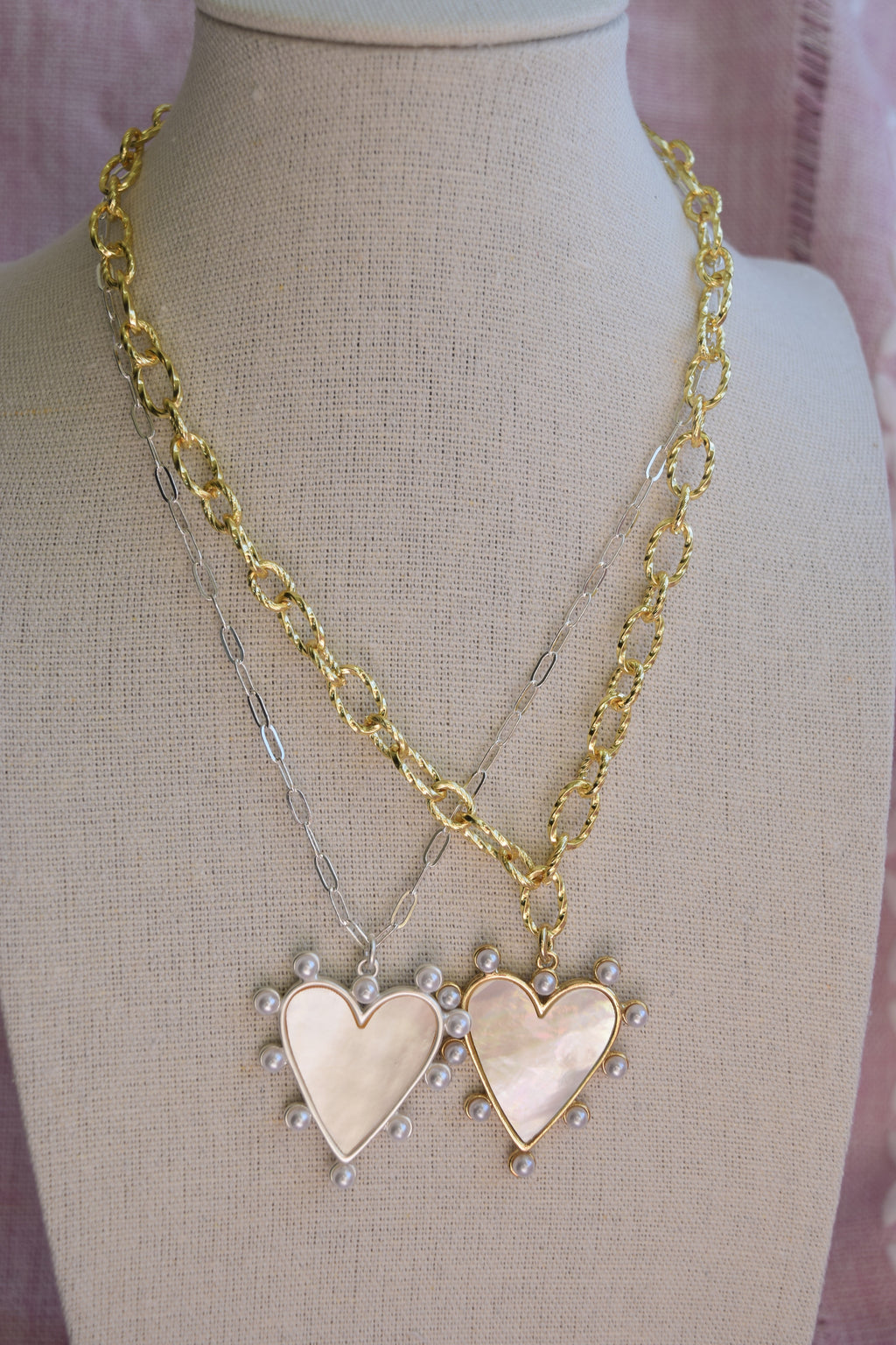 Heart of gold necklace