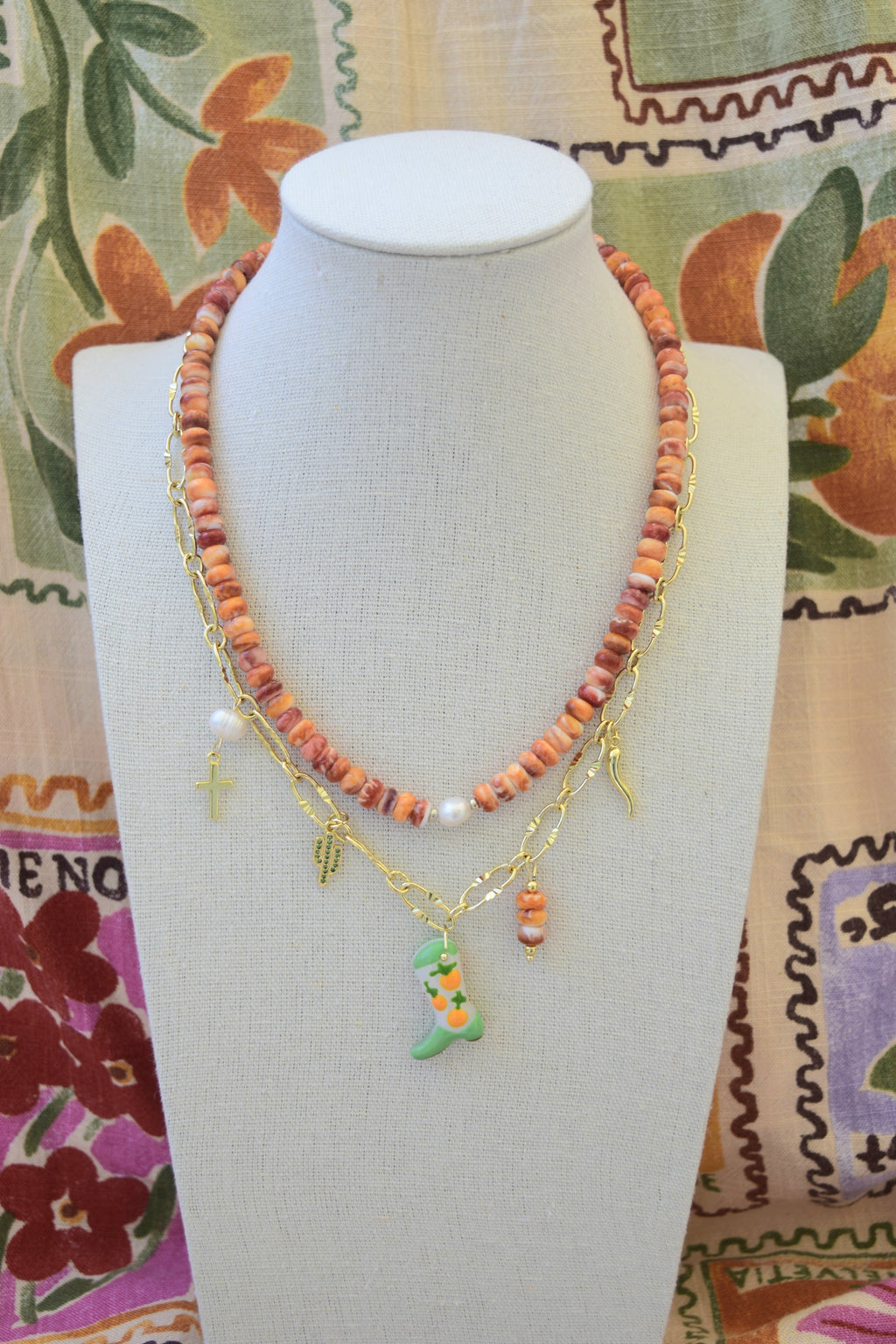 Sweet Arancia Charm Necklace