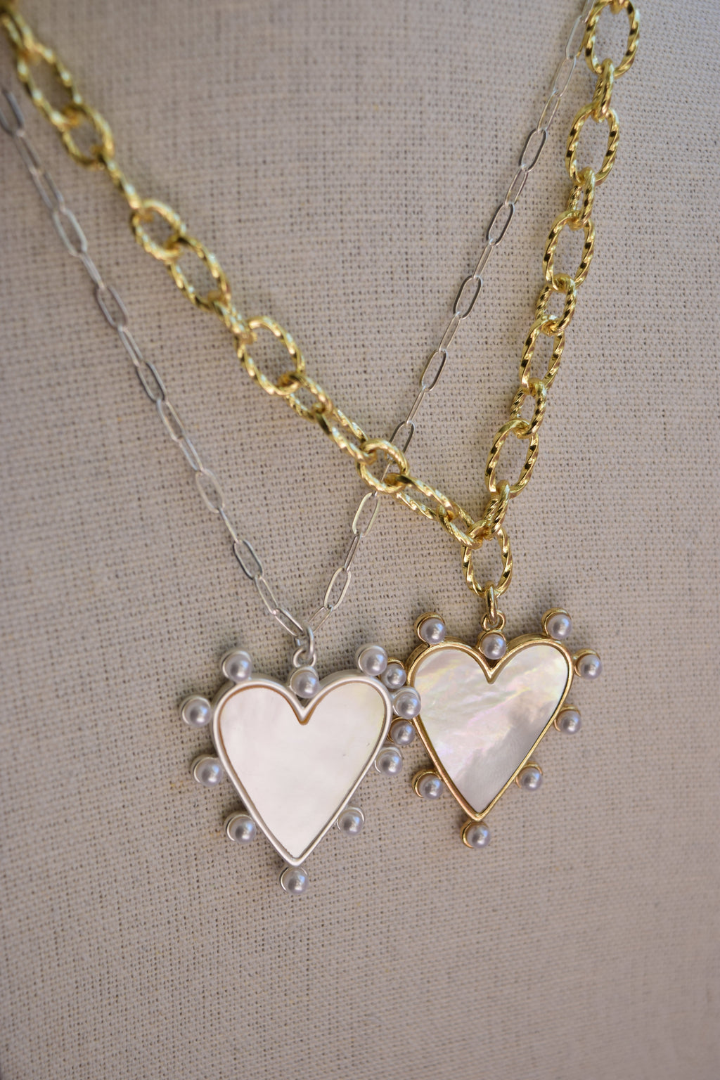 Heart of gold necklace