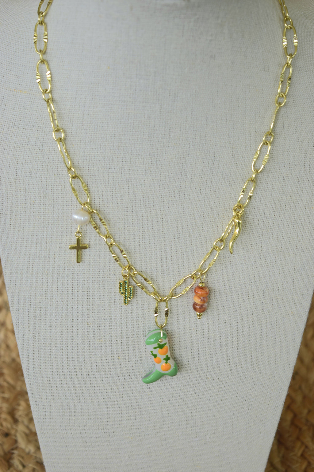 Sweet Arancia Charm Necklace