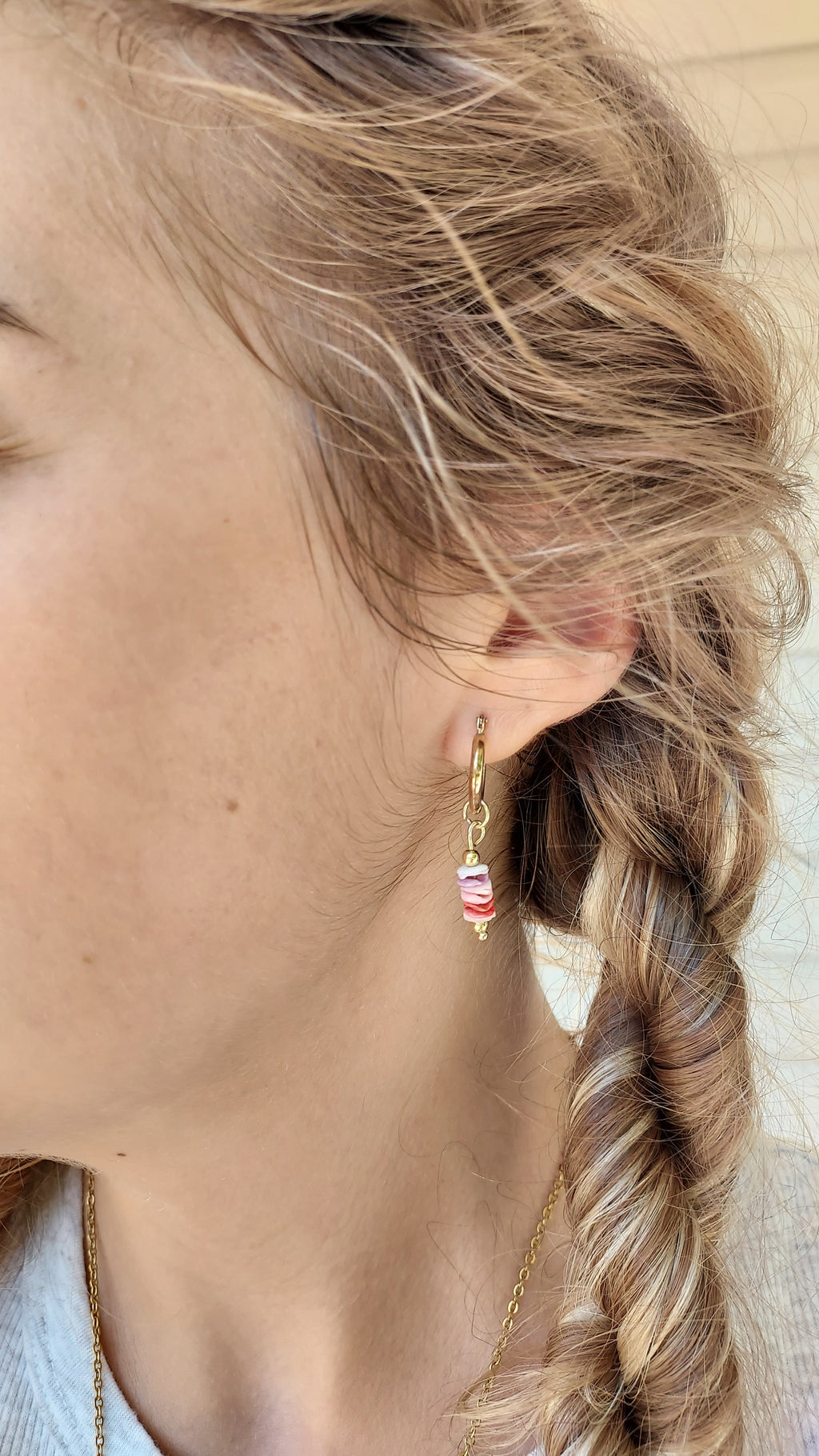 Golden il Lido Earring Hoop charms