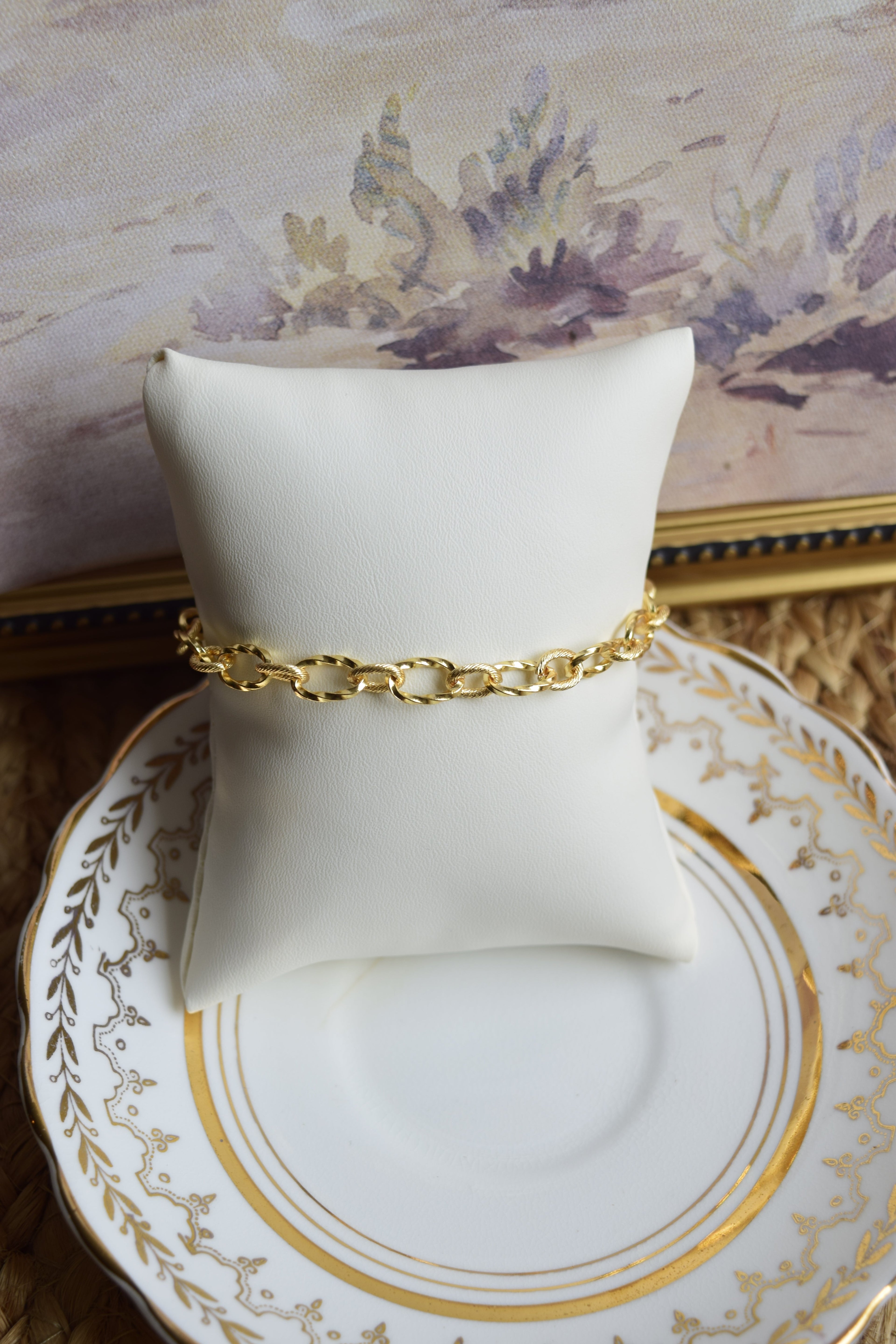 Golden Twisted Rope Bracelet