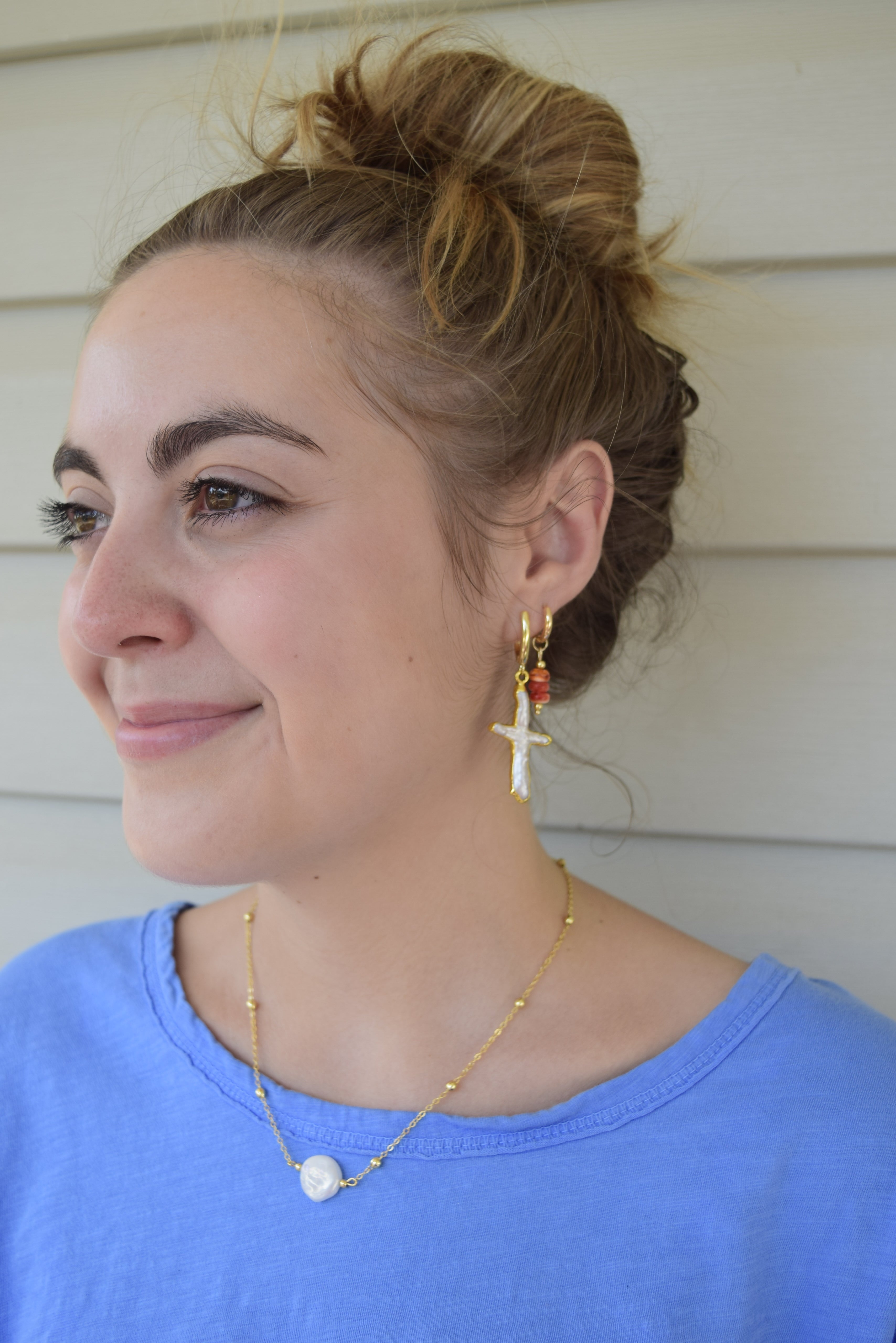 Sweet Arancia Earring Hoop Charms