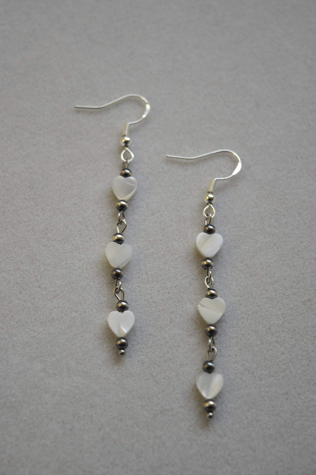 Falling for you dangles in silver