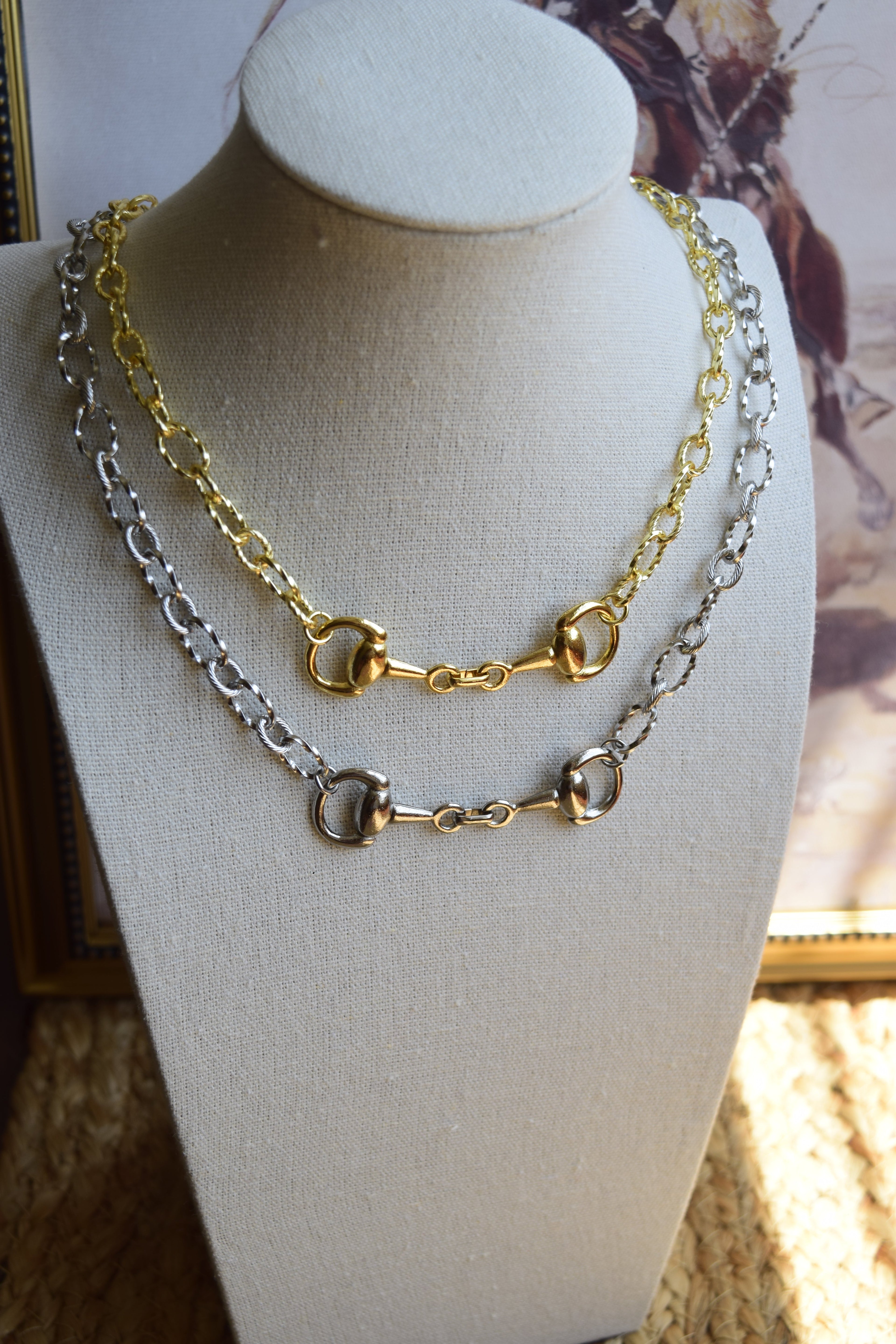 Twisted Bit Necklace