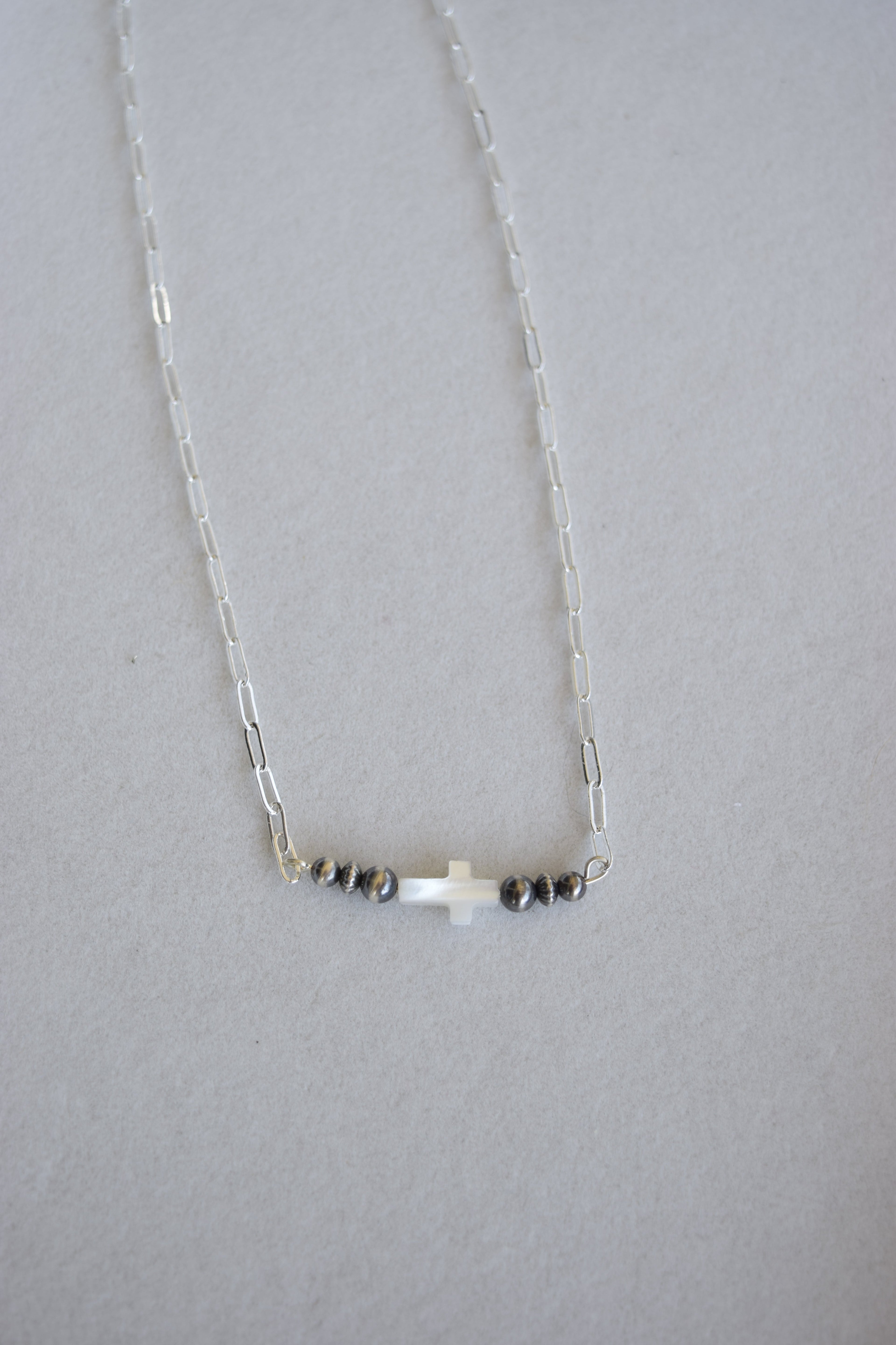 By His Grace bar necklace