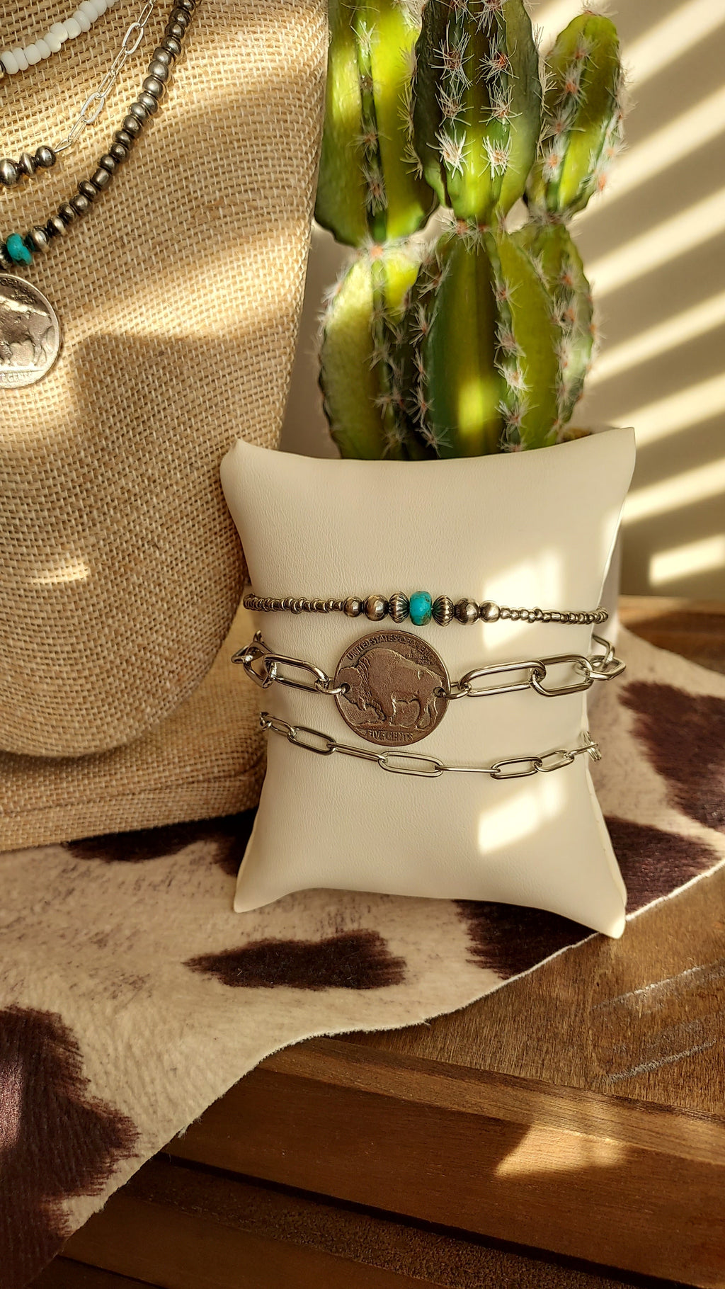 Stainless steel Paper Clip Chain Bracelet