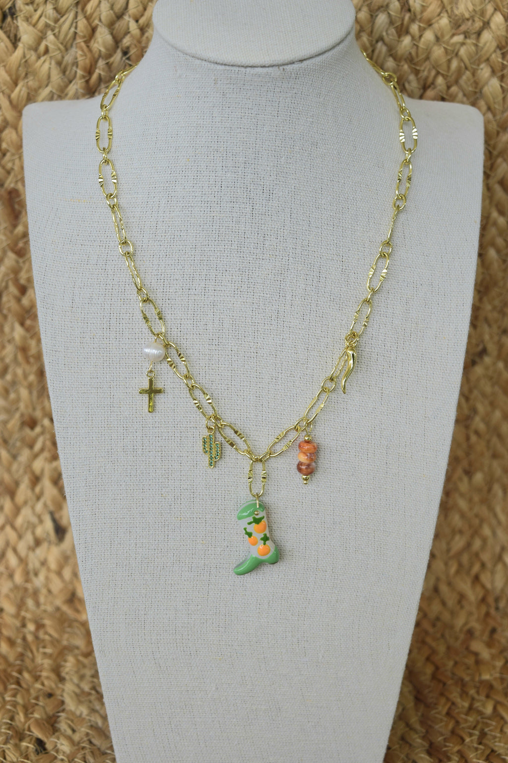 Sweet Arancia Charm Necklace