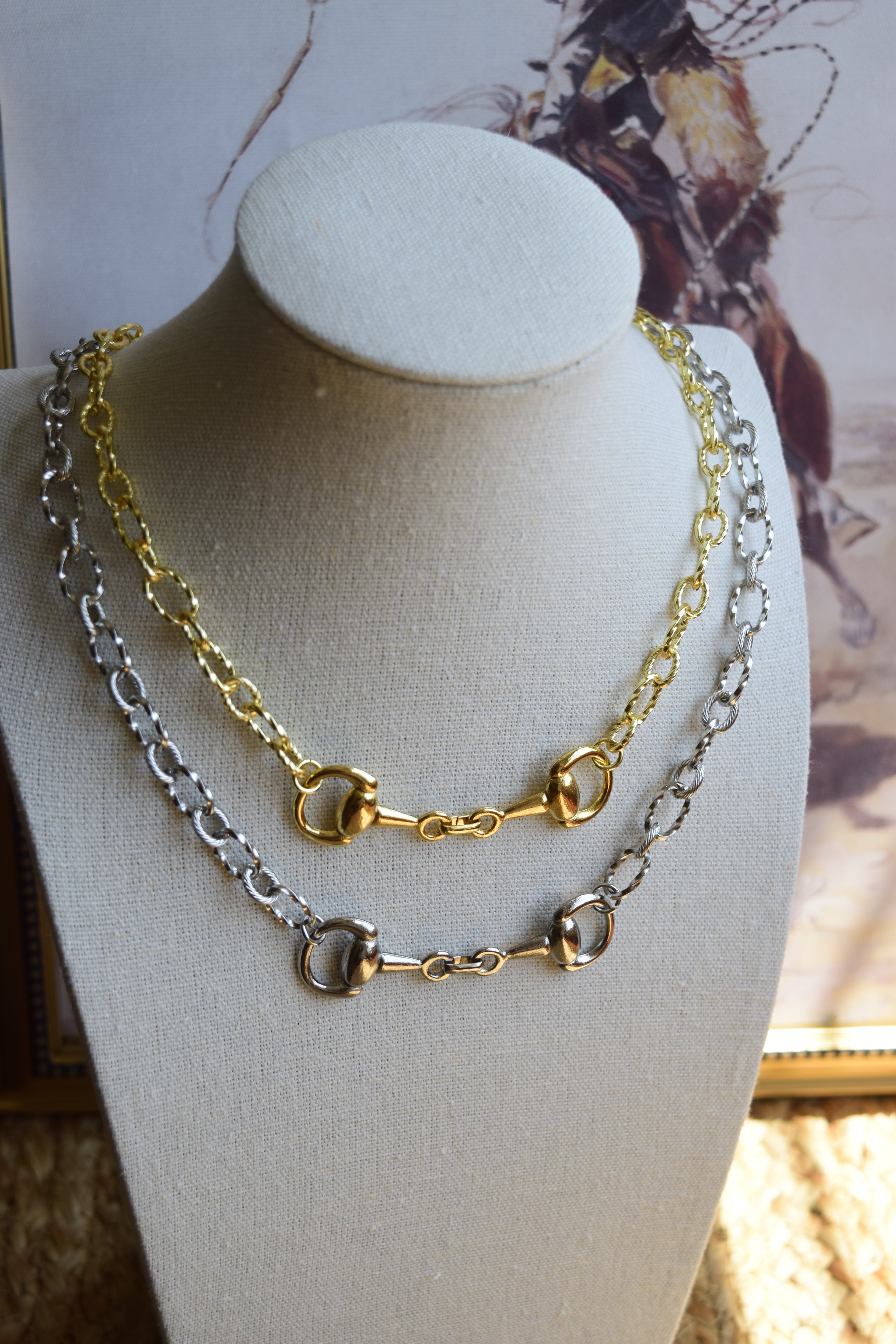 Twisted Bit Necklace