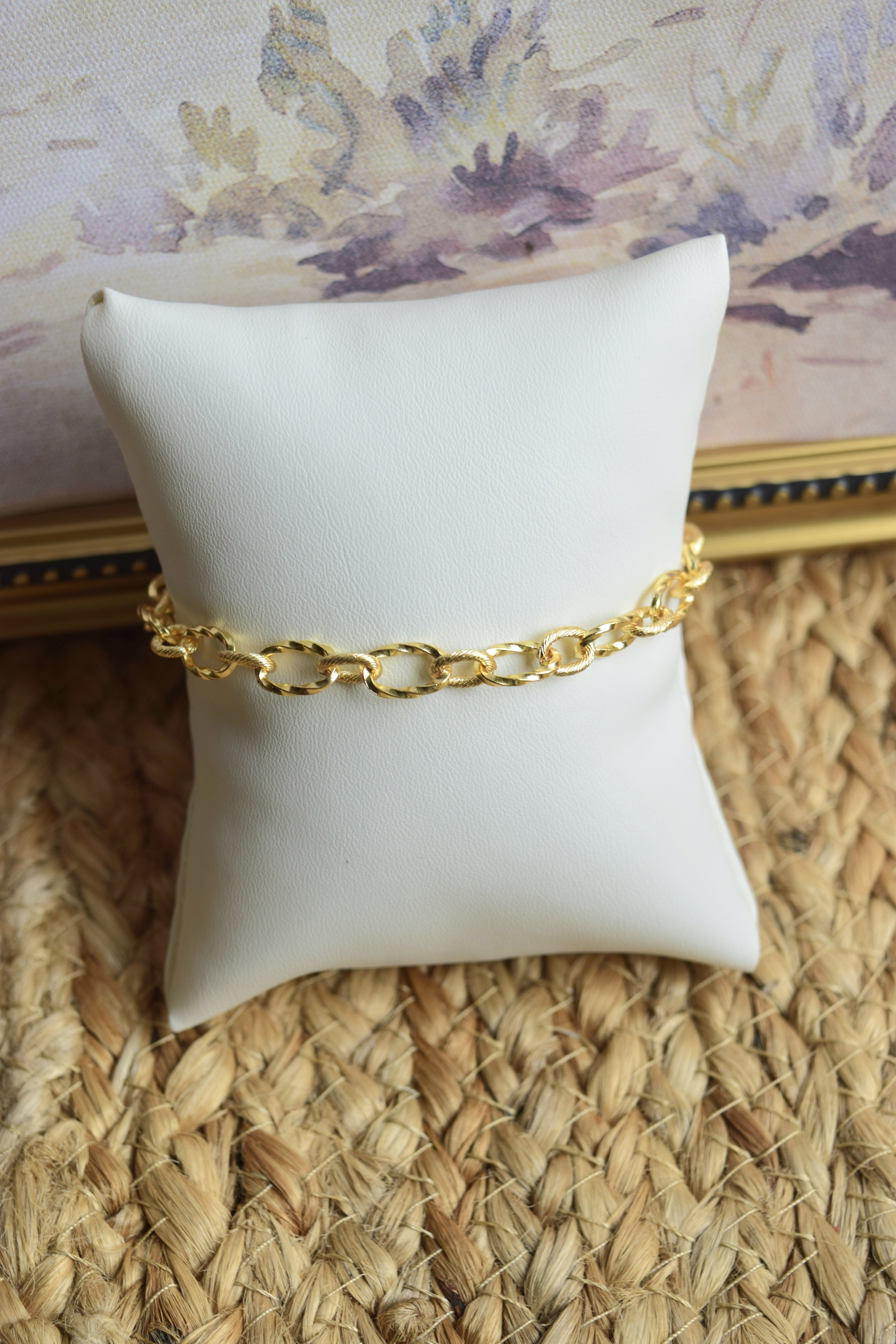 Golden Twisted Rope Bracelet