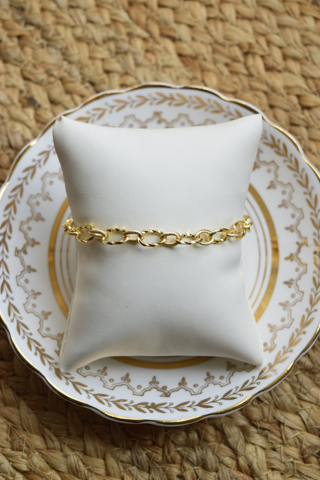Golden Twisted Rope Bracelet