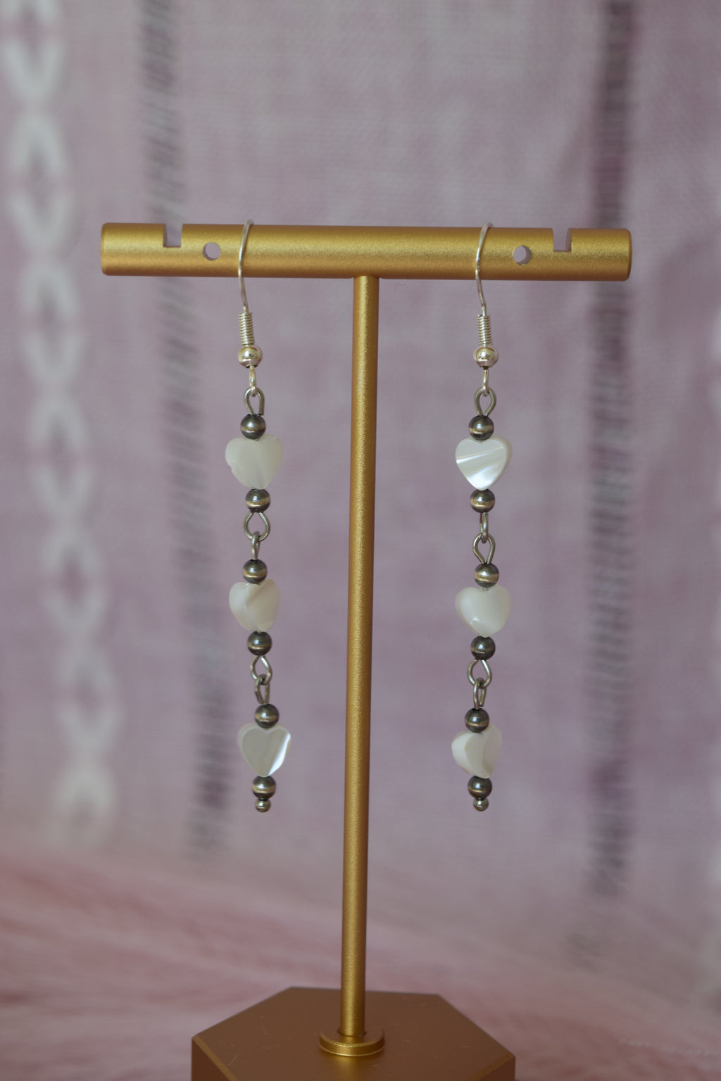 Falling for you dangles in silver