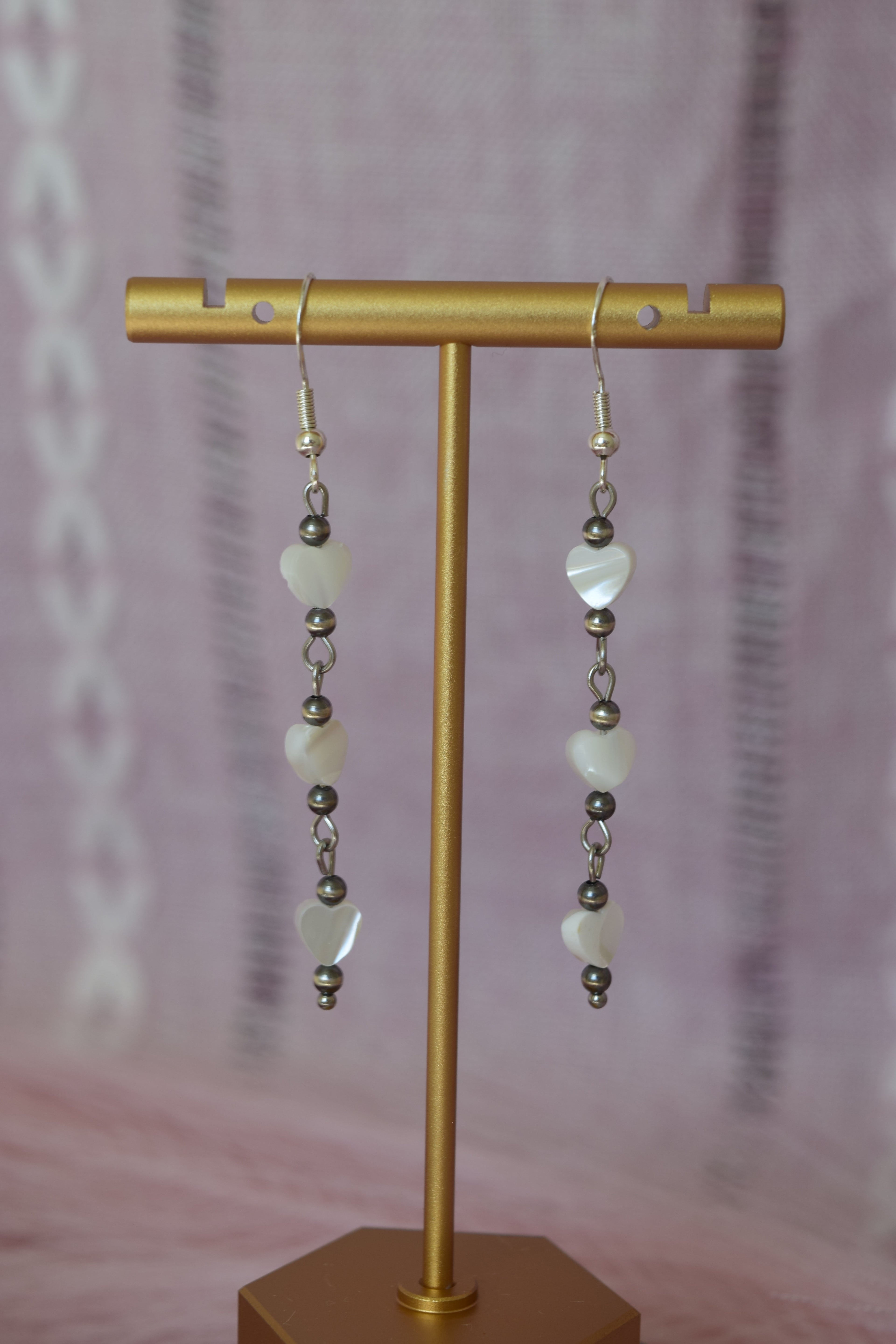 Falling for you dangles in silver