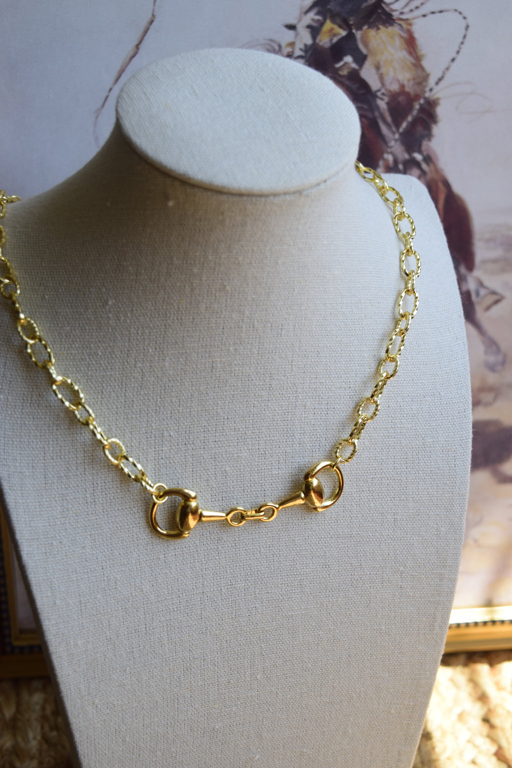 Twisted Bit Necklace