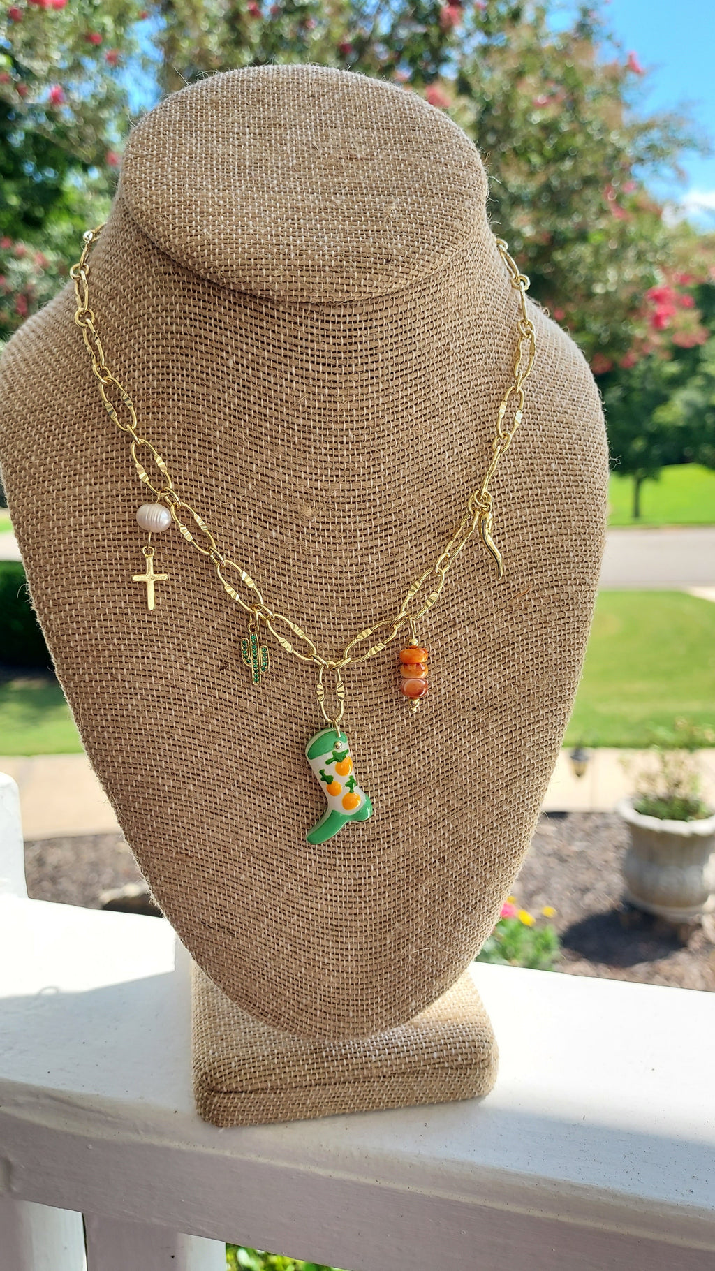 Sweet Arancia Charm Necklace
