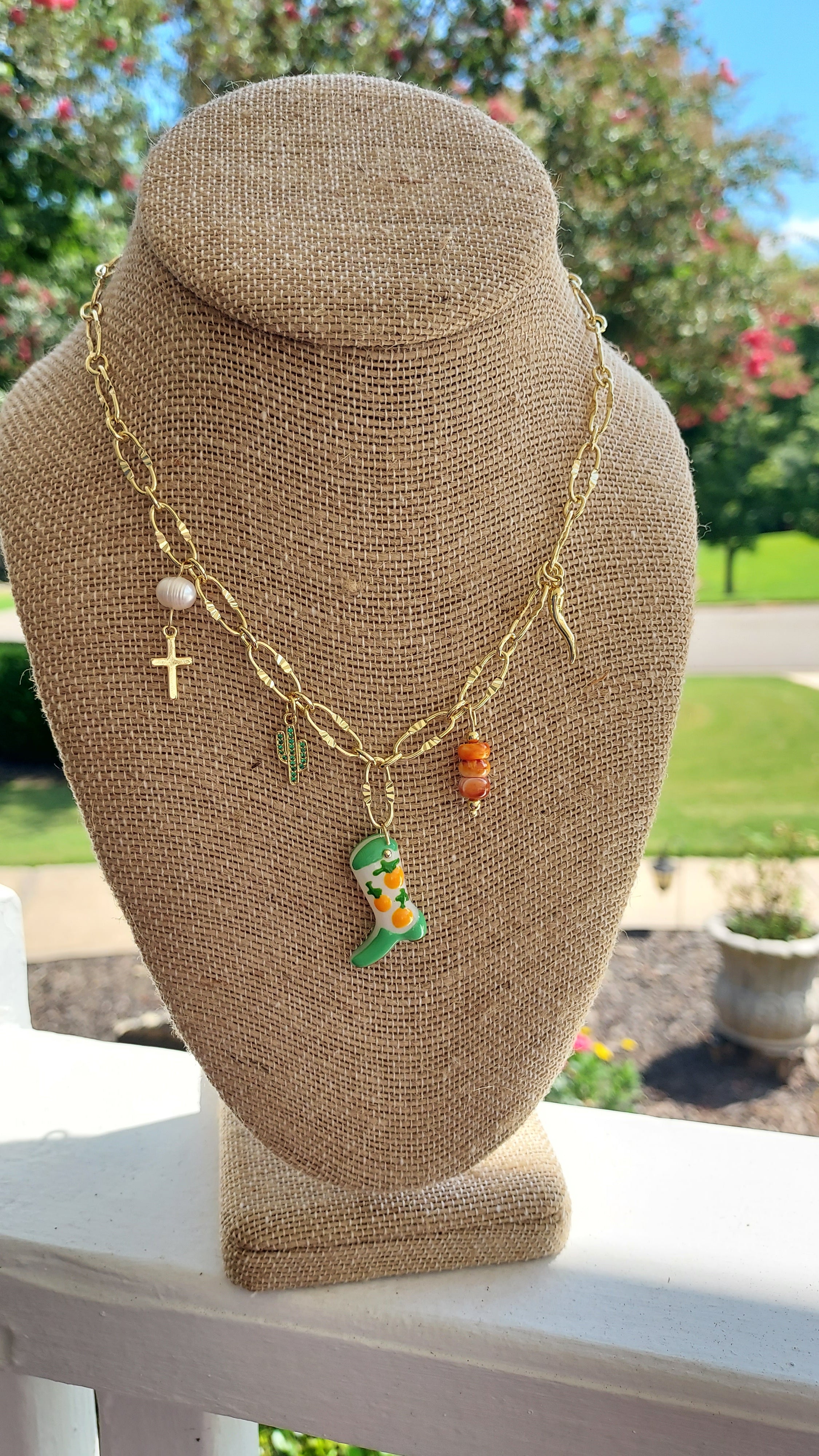 Sweet Arancia Charm Necklace