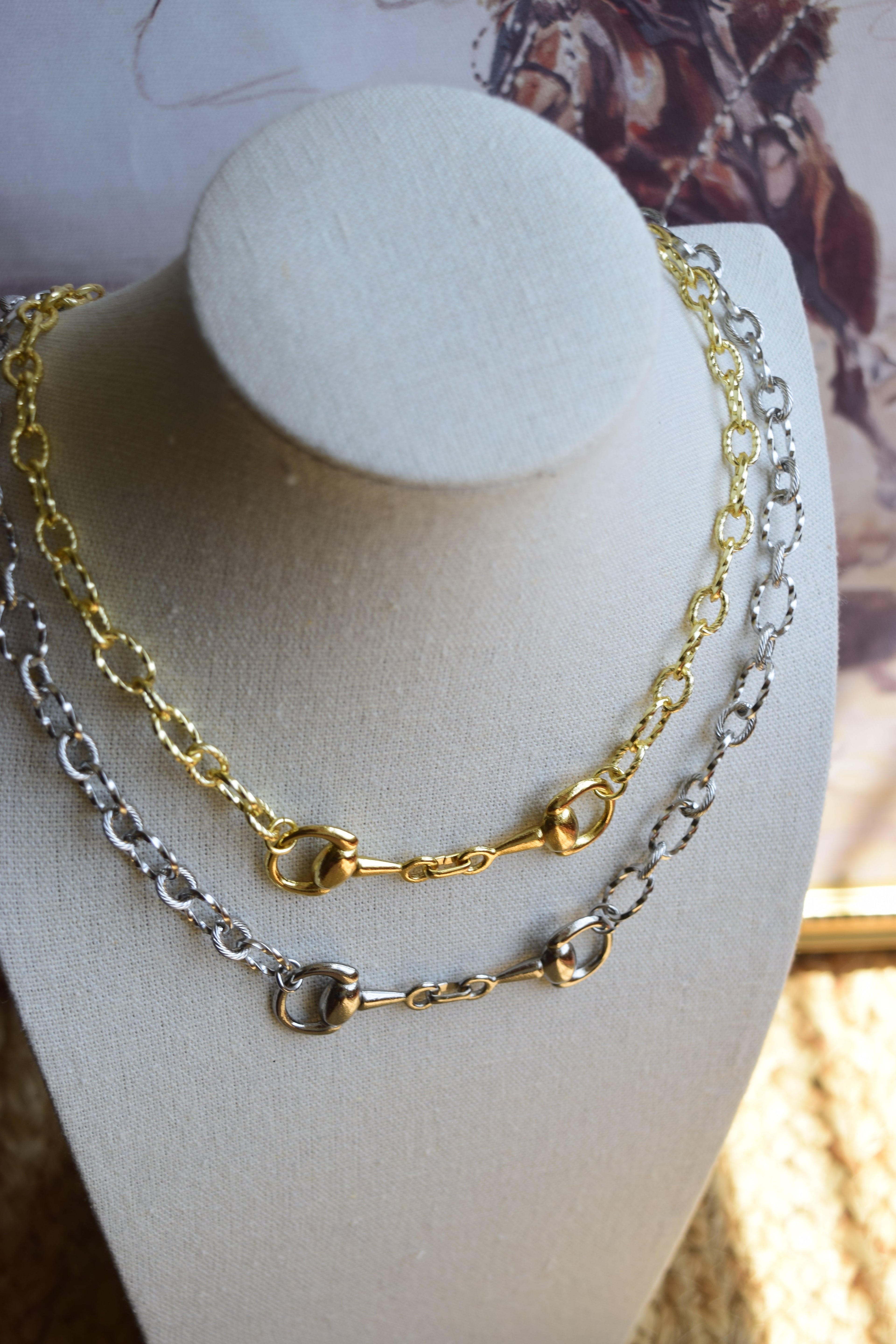 Twisted Bit Necklace