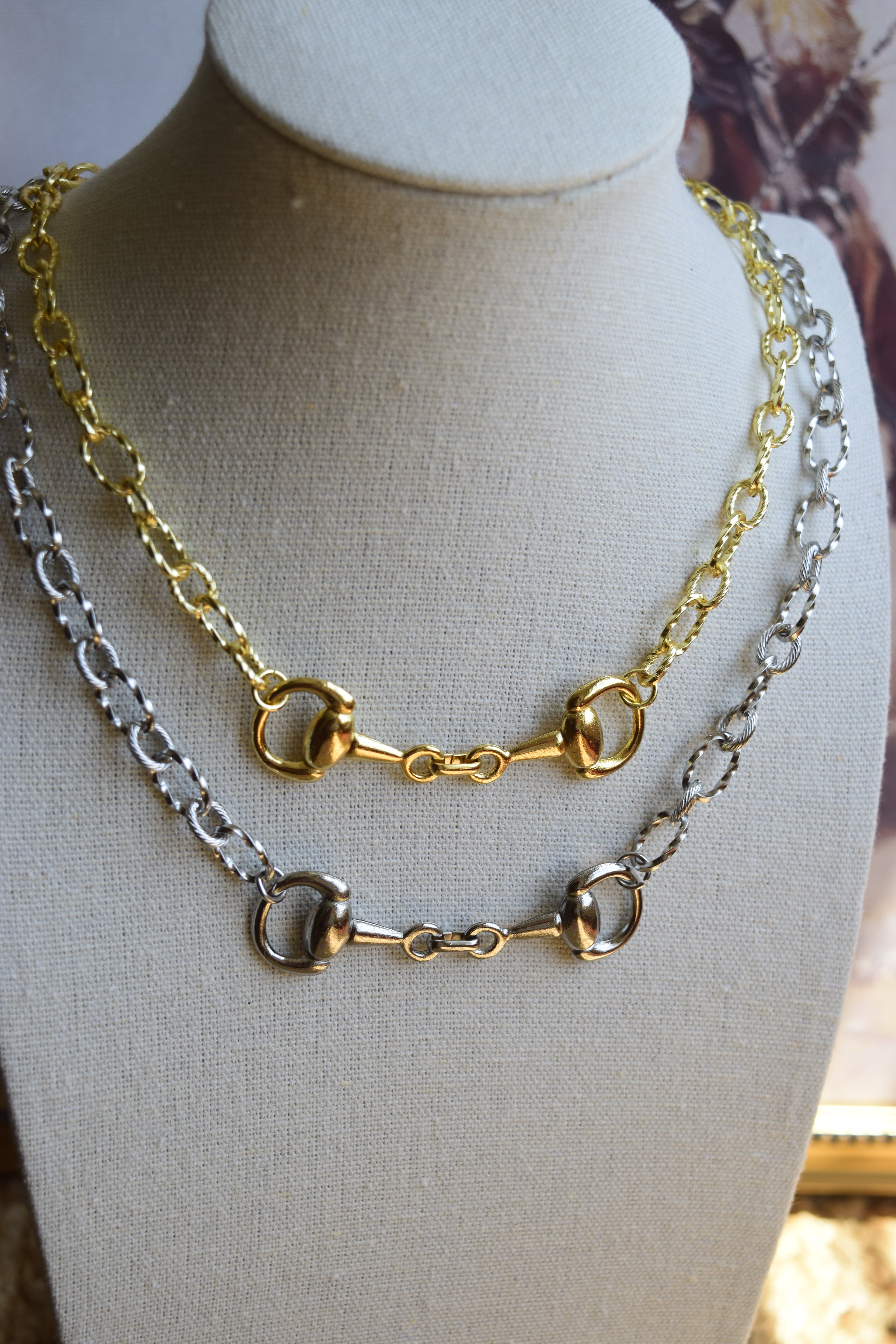 Twisted Bit Necklace