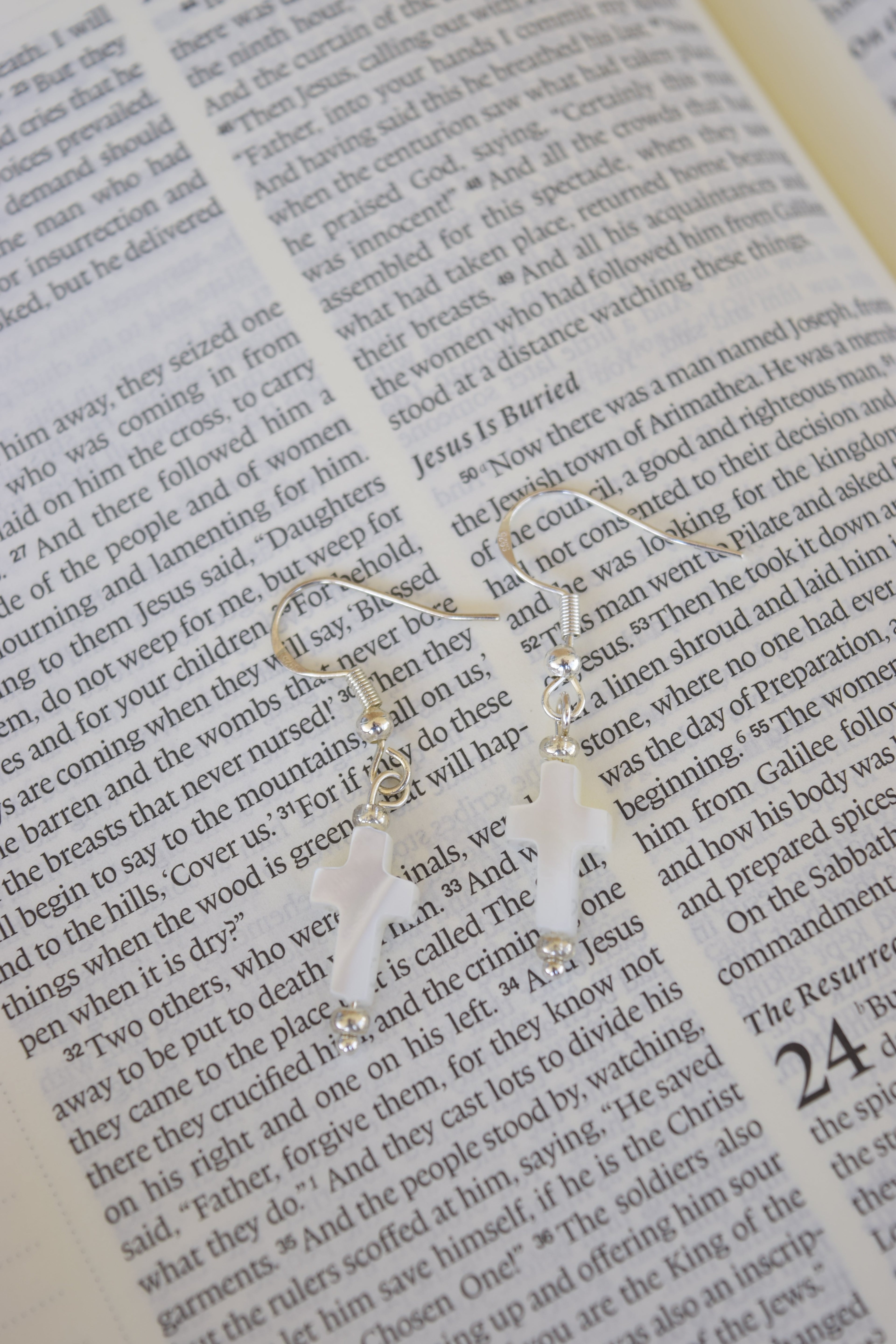 He is Risen Dangles in Silver