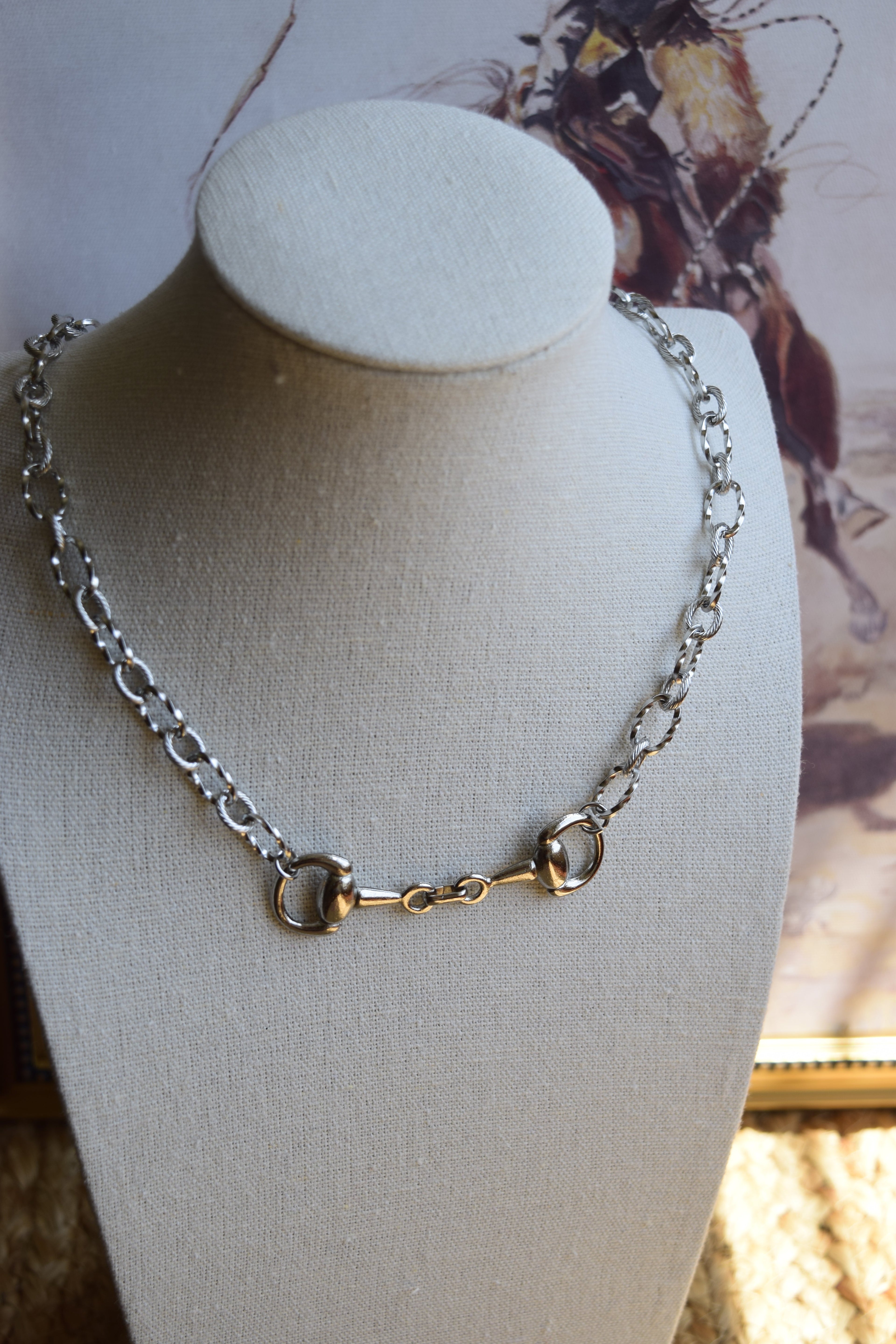 Twisted Bit Necklace