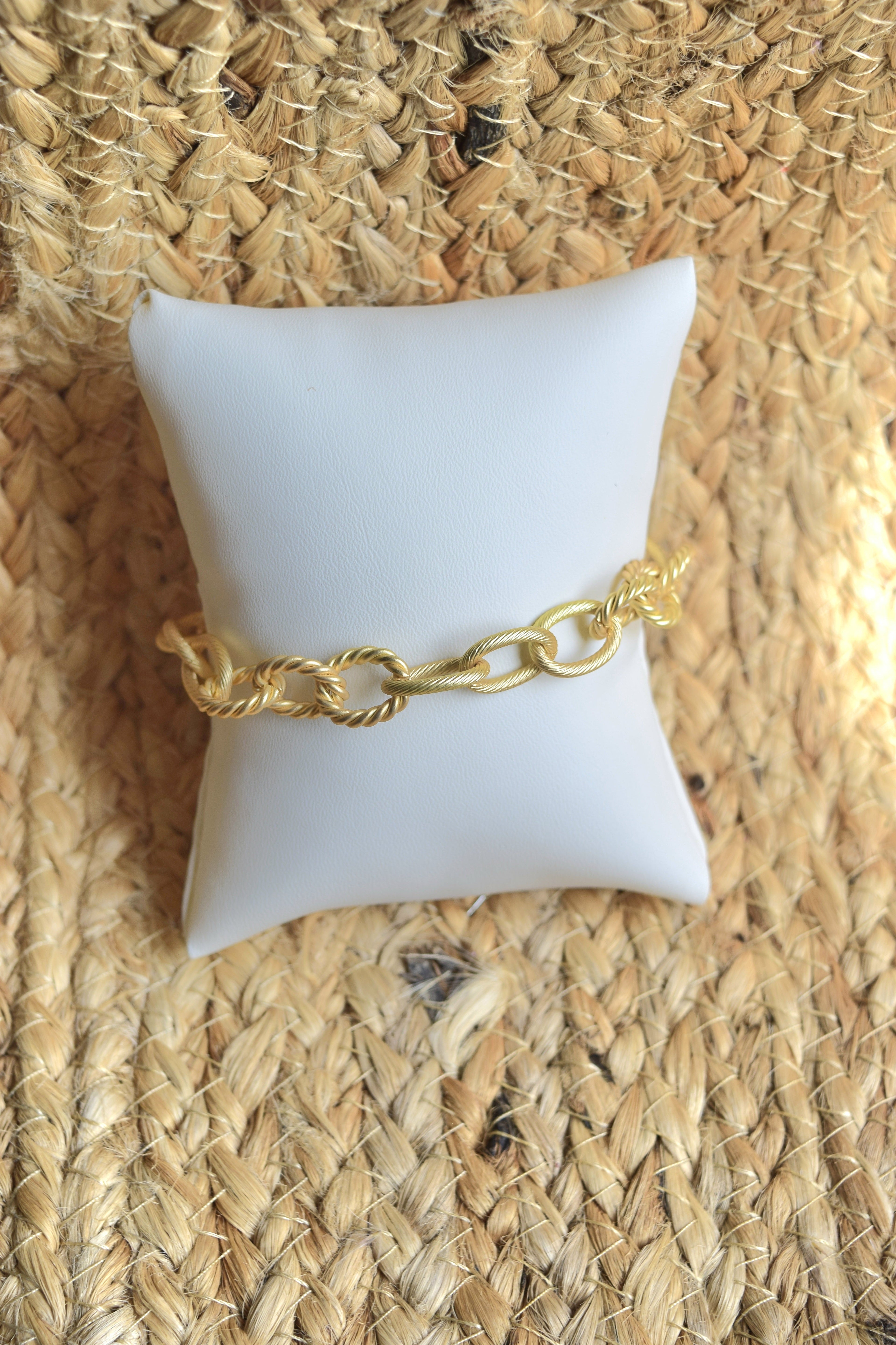 Country Chunky Chain Statement Bracelets