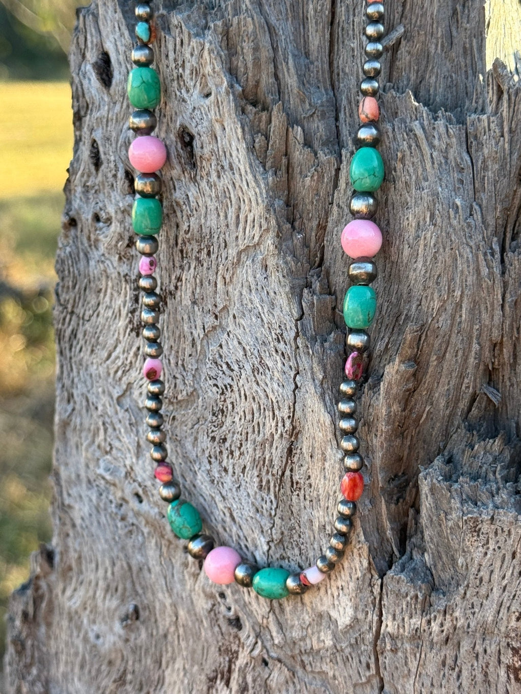 Sterling Silver Sweet Serenity Beaded Necklace