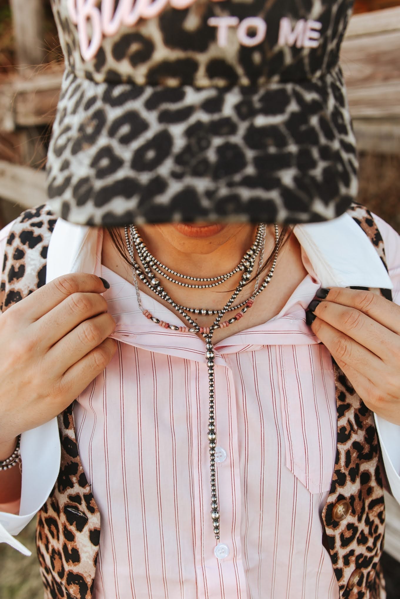 The Pink Horizon Chain Necklace
