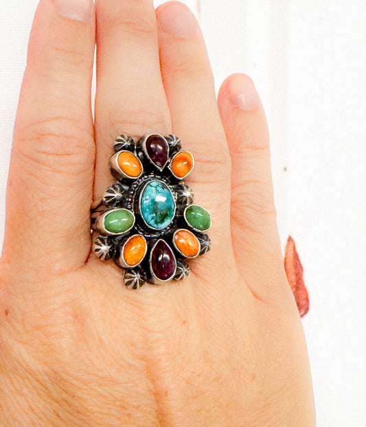 Santa Barbara Multi Stone Ring