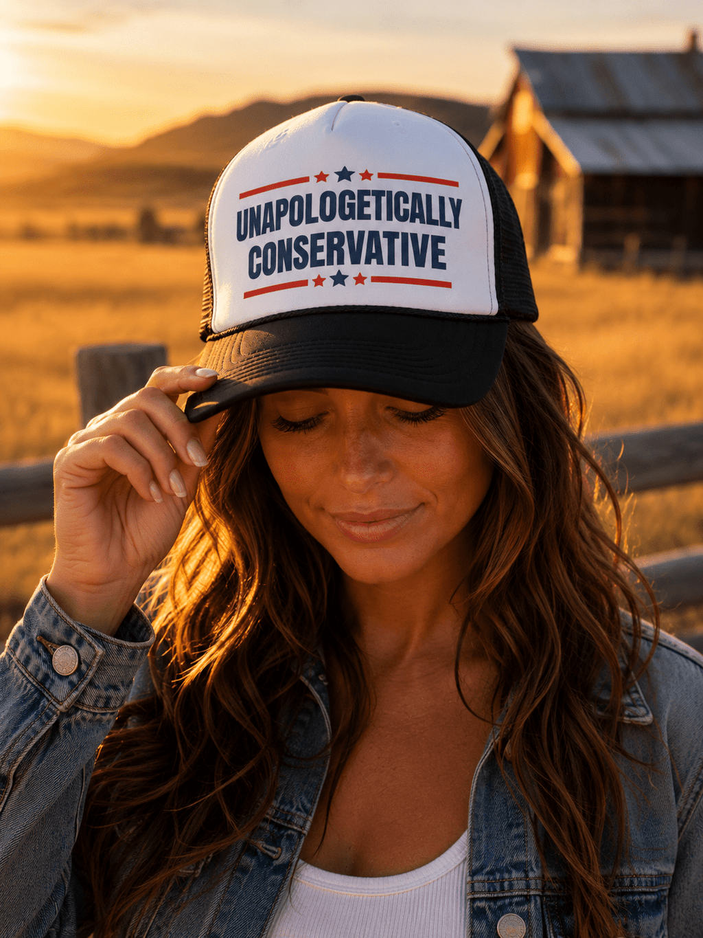 Unapologetically Conservative Trucker Hat