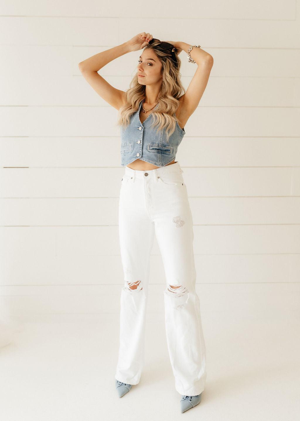 SALE The Serena Jean in White