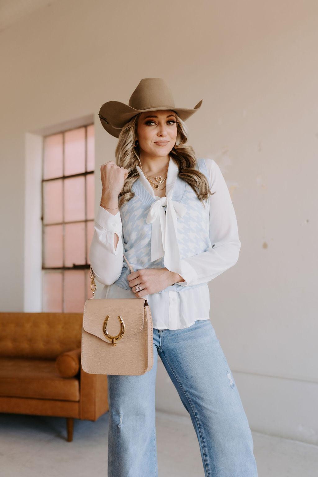 The Claire Classic Top in White