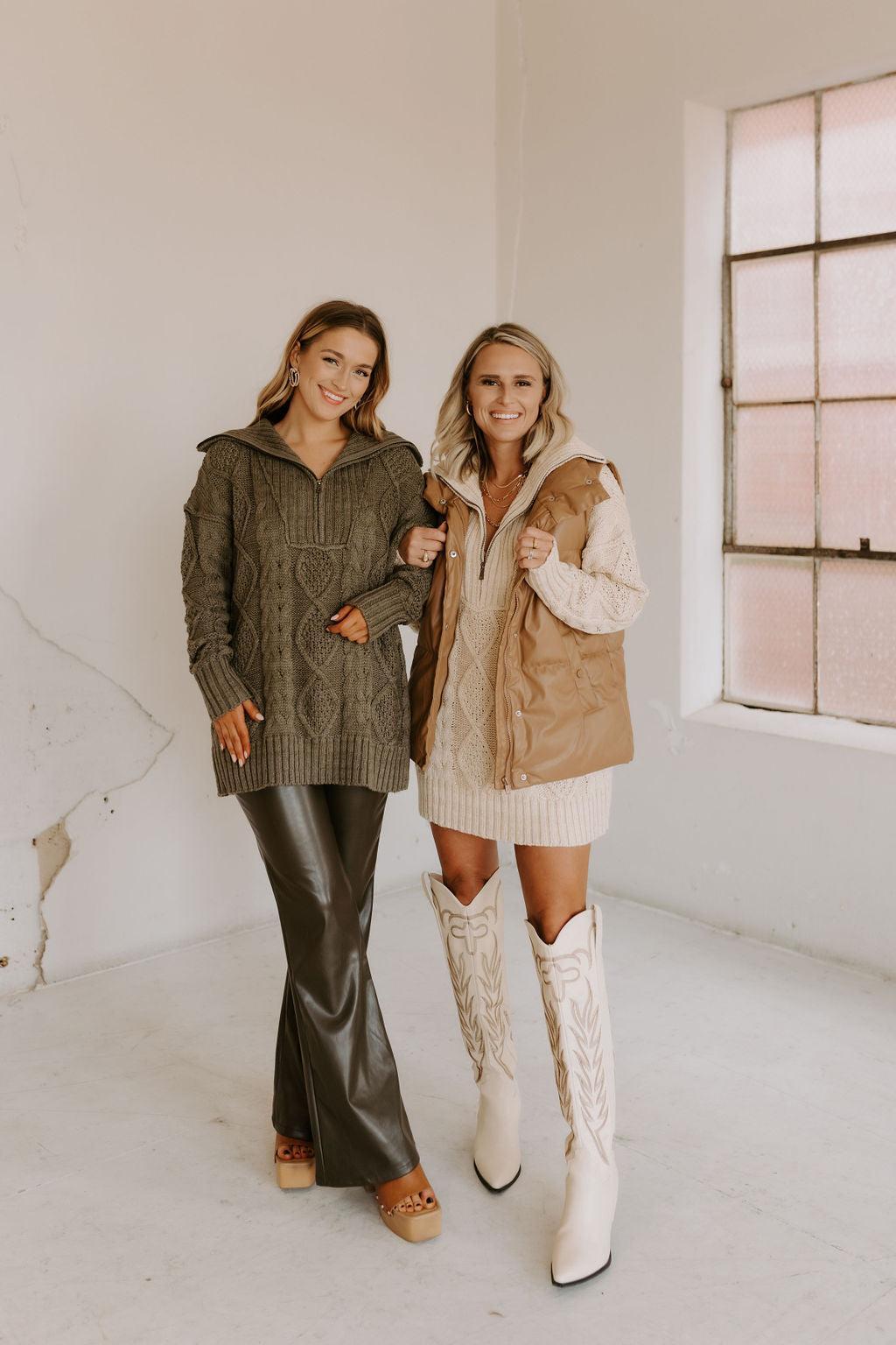 SALE The Out West Tall Cowboy Boot in Cream