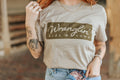 Wranglin Kids & Cows Graphic Tee - Tan